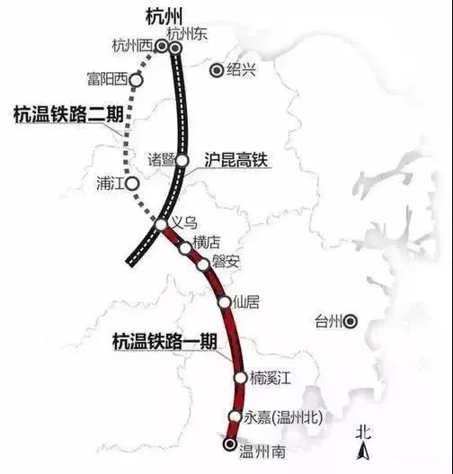 甬舟鐵路最新路線圖,甬舟鐵路最新路線圖解析